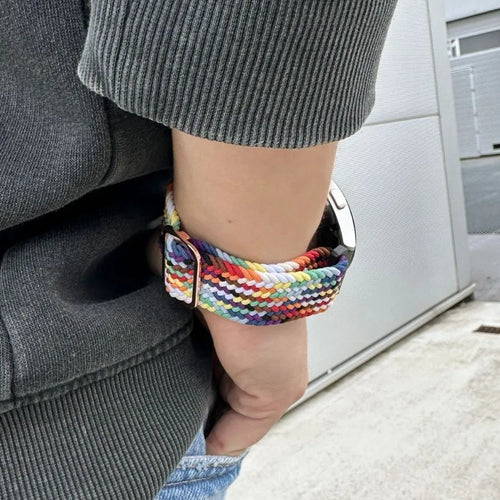 Amazfit GTS 4 Adjustable Braided Strap (Rainbow)
