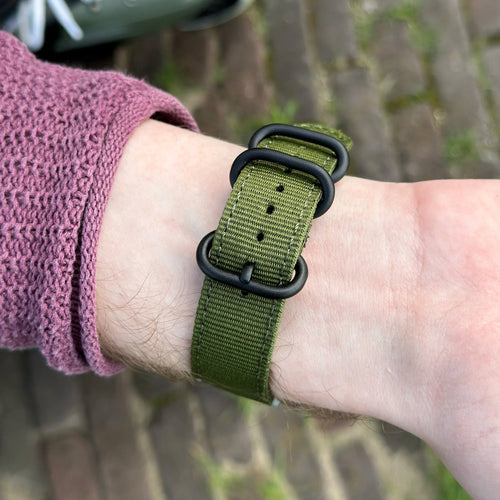 Bracelet nylon avec boucle Amazfit Bip U (Pro) (vert)