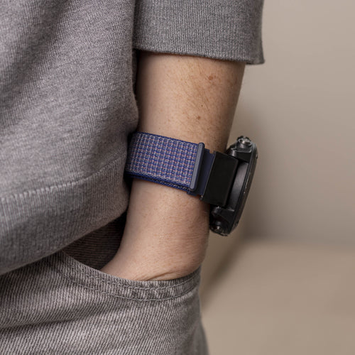Garmin Fenix 5 / 6 Nylonarmband (Dunkelblau)