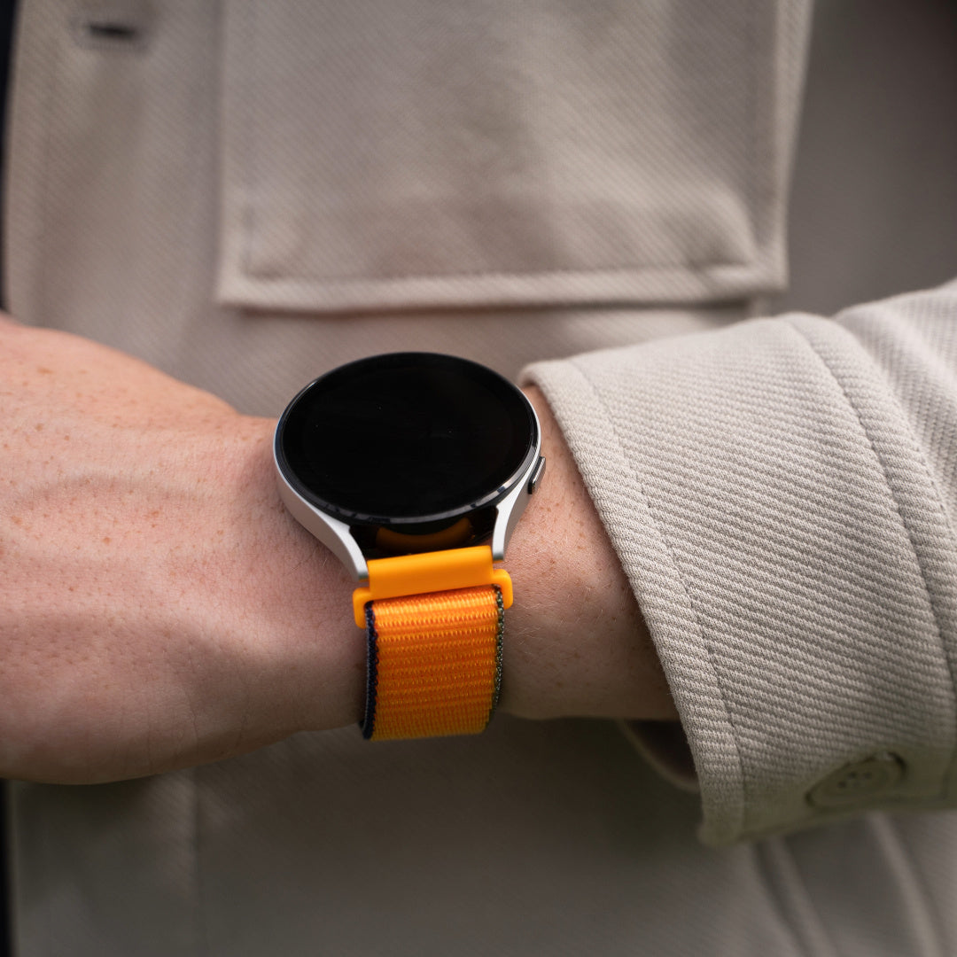 Correa nylon Withings ScanWatch Nova (kumquat)