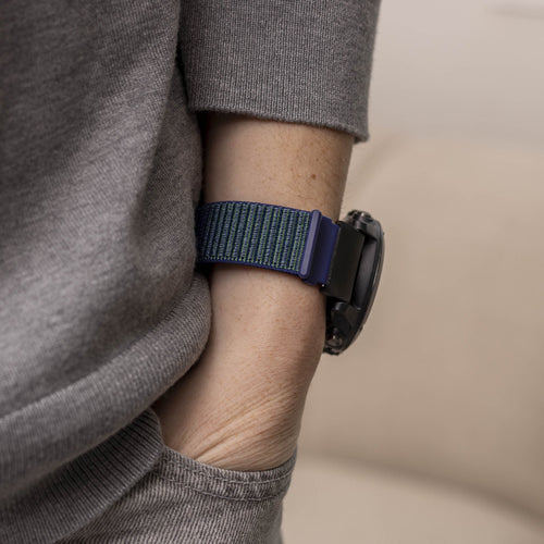 Correa nylon con hebilla Garmin Descent MK3i - 51mm (azul)