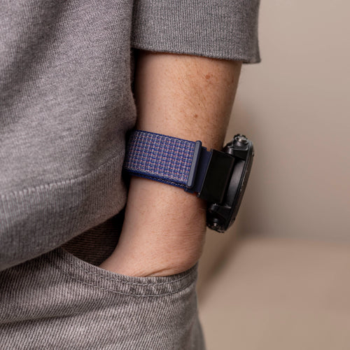 Garmin Fenix ​​5x/6x Correa de nylon (azul)