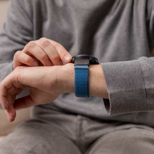 Nylon Strap, light blue, lifestyle photo