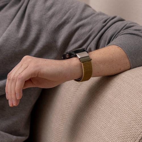 Bracelet nylon Garmin Fenix 7x (vert olive)