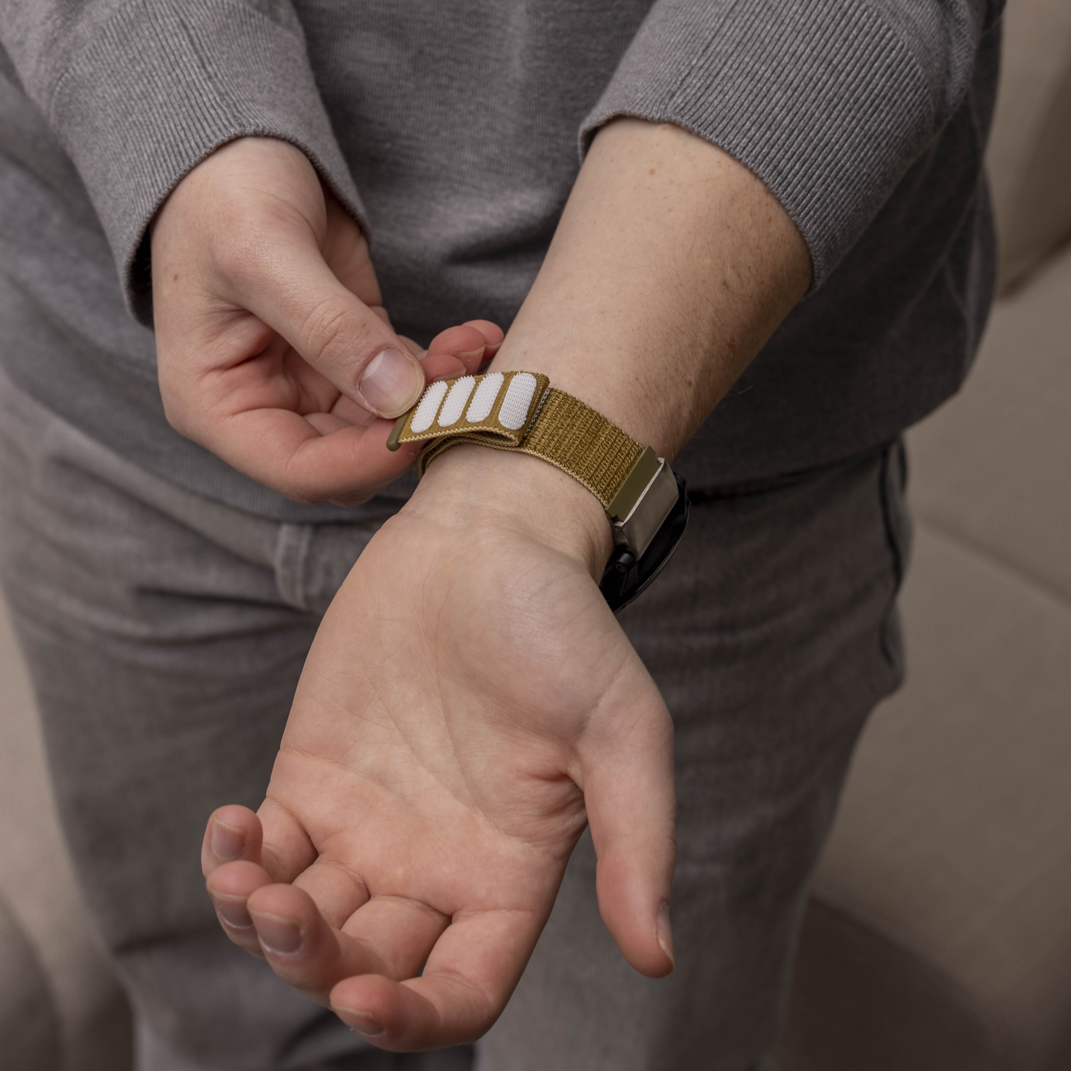 Garmin Fenix 7x Nylonarmband (Olivgrün)