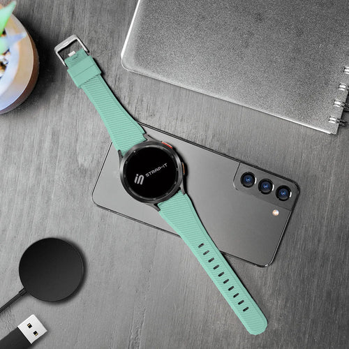 Bracelet twill silicone Oppo Watch X3 (turquoise)