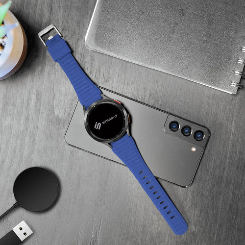 Bracelet silicone Honor Magic Watch 2 (bleu)