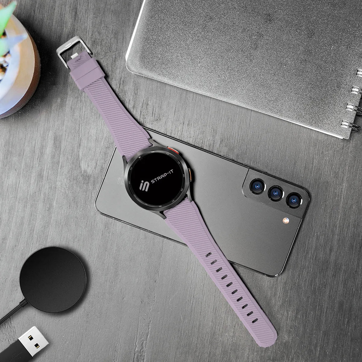 Gard Pro Ultra 2+ Twill Silicone Strap (Lilac)