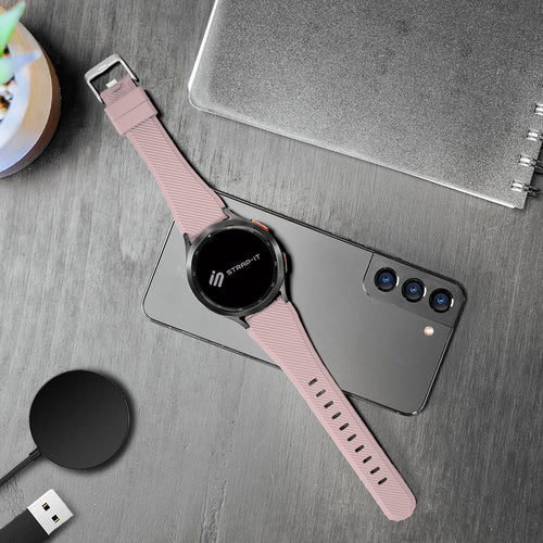 Amazfit Bip 5 Twill Silikonarmband (Rosa)