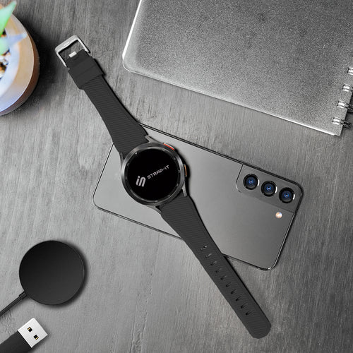 Amazfit Bip 5 Twill Silicone Strap (Black)