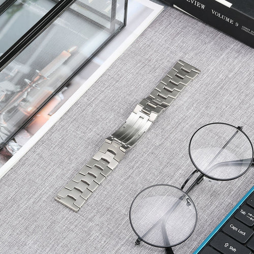 Bracelet titane avec boucle plate Huawei Watch GT 6 46mm (argent)