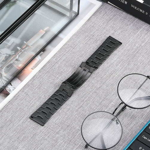 Bracelet titane avec boucle plate Huawei Watch GT 6 46mm (noir)