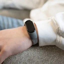 Nylon Mi Braided Strap, dark grey, lifestyle photo