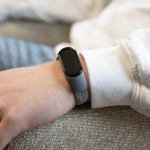 Correa trenzada Xiaomi Mi Band 7 (gris oscuro)