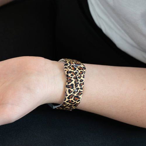 Bandz Amazfit Active 3 Premium Gemustertes Armband ('Leopard')