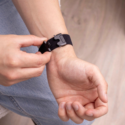 Samsung Galaxy Watch 8 Classic Braided Strap with P-Buckle (Black)