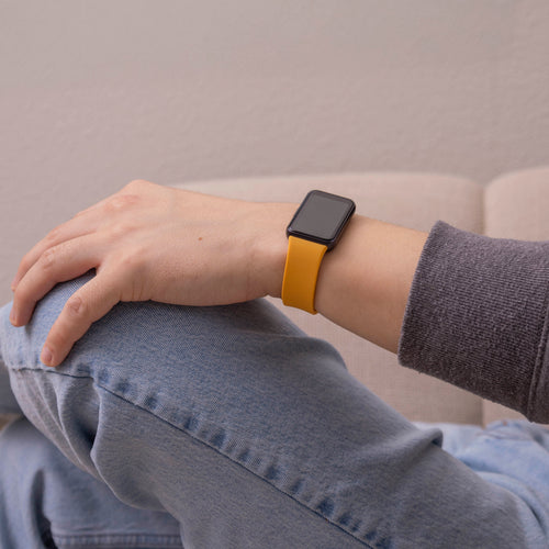 Samsung Galaxy Fit 3 siliconen bandje (geel)