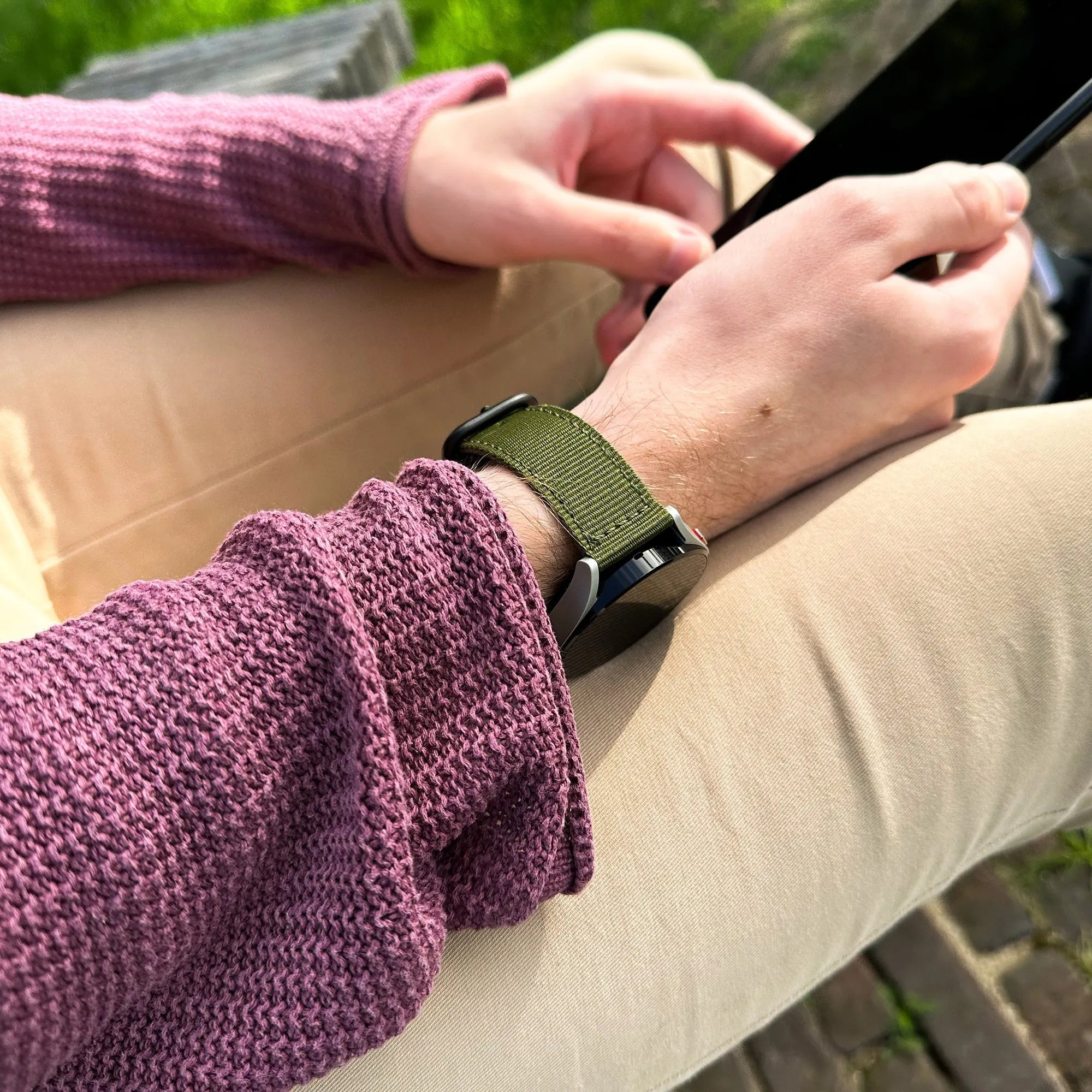Amazfit Active Nylon Buckle Strap (Green)