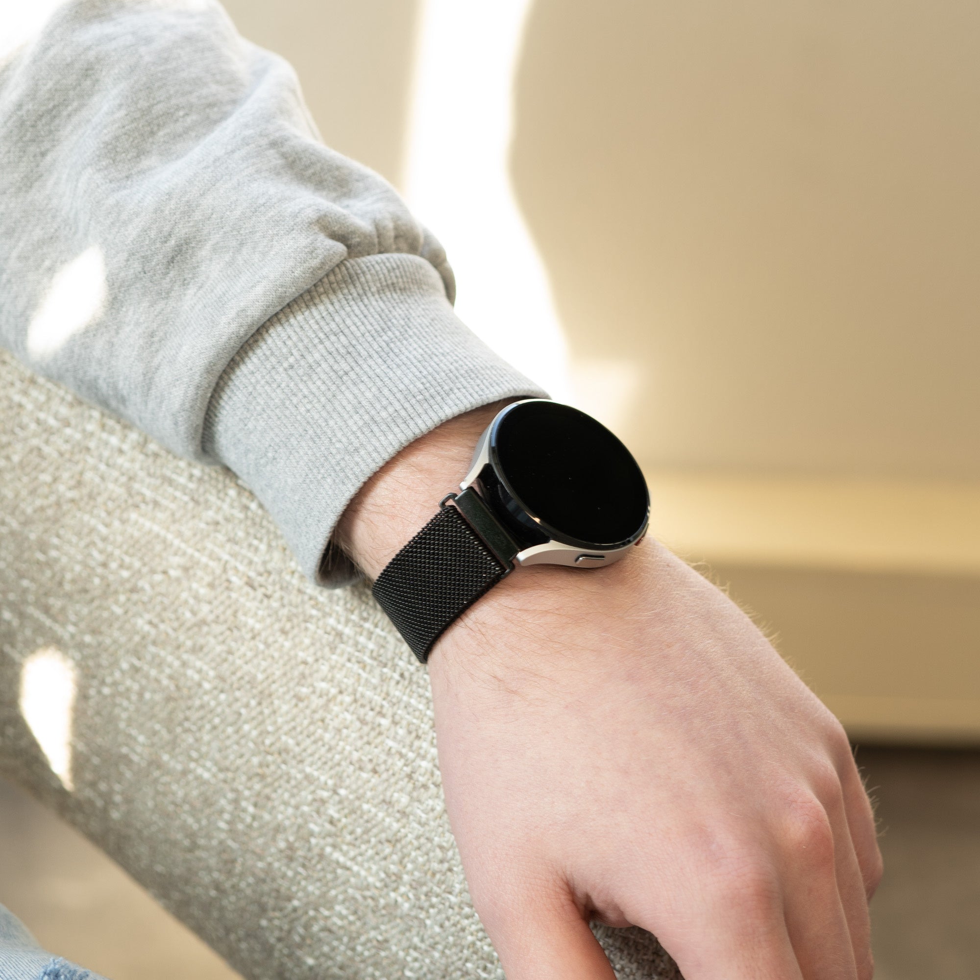 Bracelet Milanais Xiaomi Watch S1 (noir)