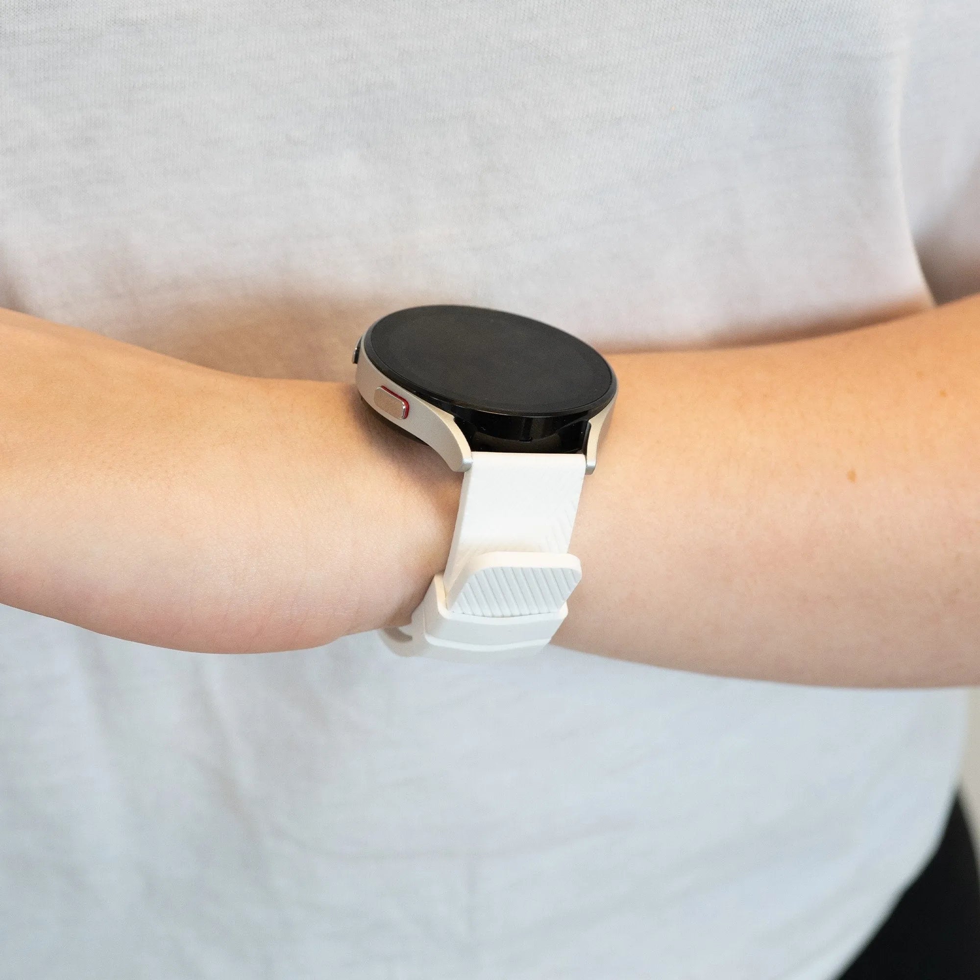 Bandz Coros Apex 42mm Silicone Strap 'Deluxe' (White)