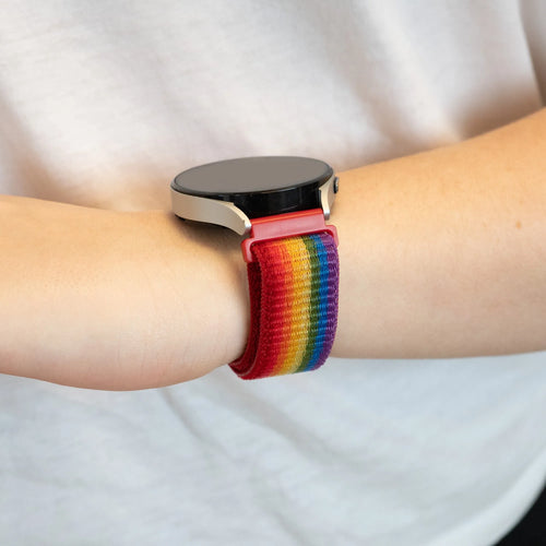 Bandz Correa nylon Loop Gard Pro Health Smartwatch 3 - 41mm (arcoíris)
