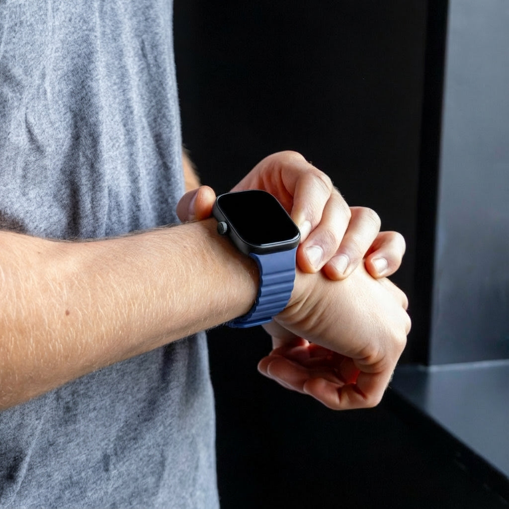 Correa magnética de silicona Xiaomi Smart Band 9 Pro (duo azul)