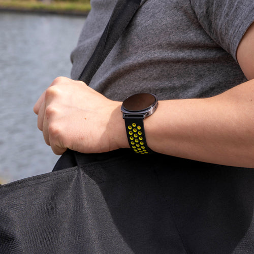 Samsung Galaxy Watch 8 Classic Sport Strap (Black/Yellow)