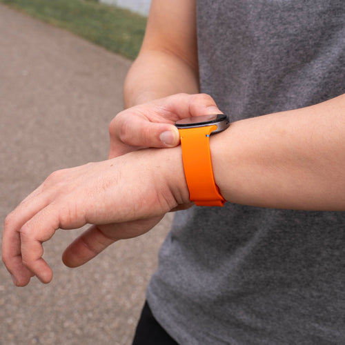 Samsung Galaxy Watch 8 - 40 mm Silikonarmband (Orange)