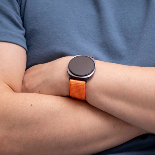 Samsung Galaxy Watch 8 Classic Nylonarmband (Orange)