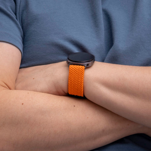 Bracelet tissu avec boucle Samsung Galaxy Watch 8 Classic (orange)