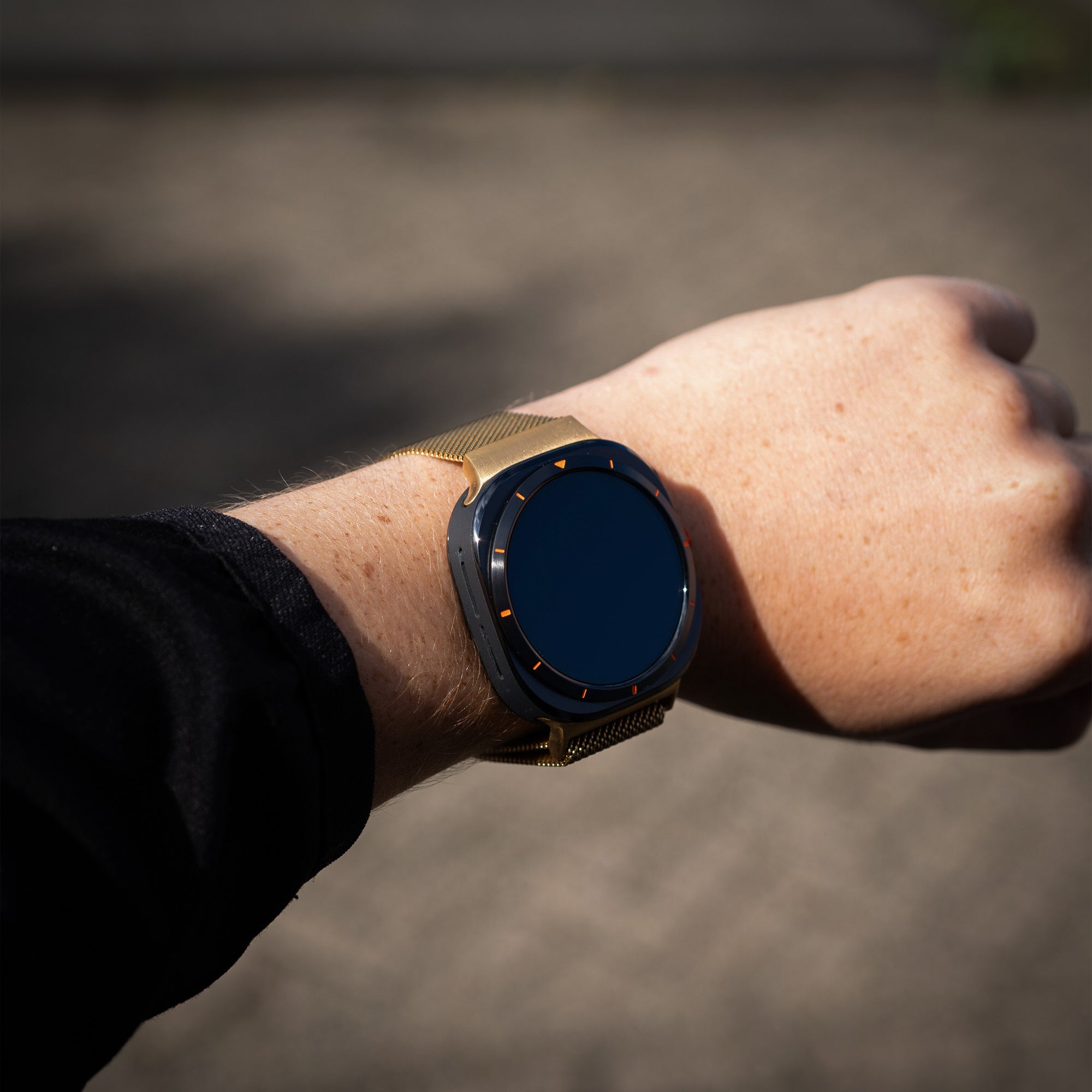 Samsung Galaxy Watch Ultra 2 Milanese Strap (Gold)
