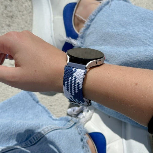 Correa tejida ajustable Redmi Watch 5 Active (azul/blanco)