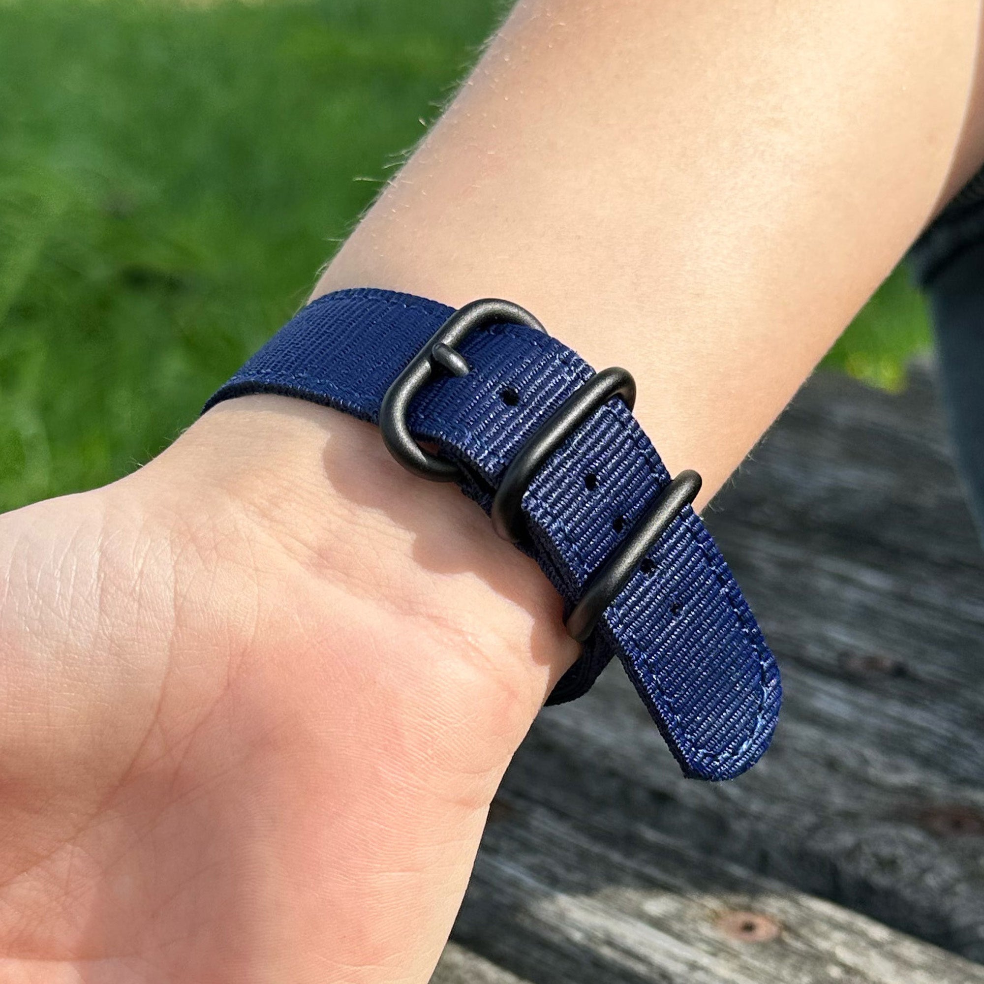 Correa nylon con hebilla Huawei Watch Ultimate 2 (azul)