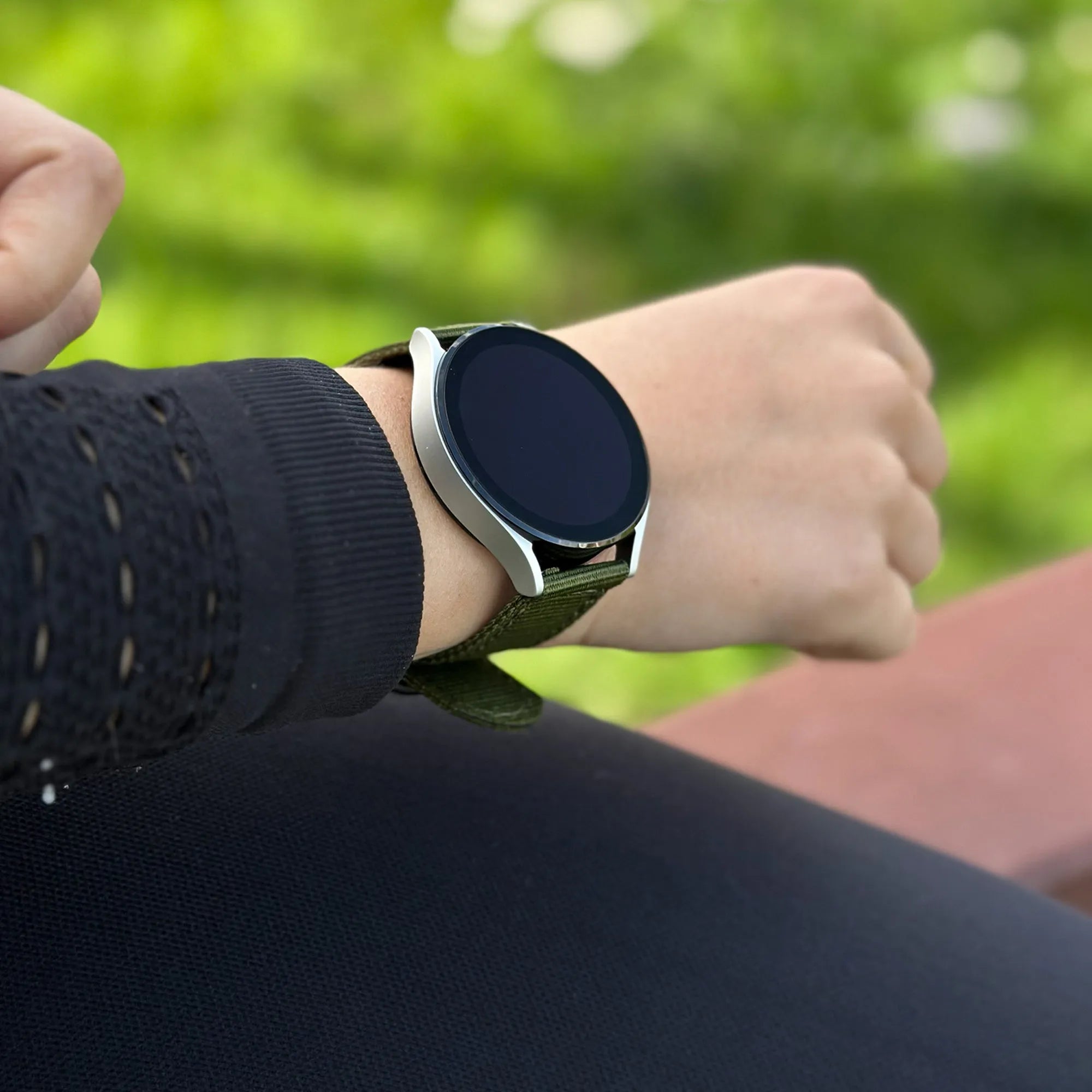 Amazfit Active Nylon Buckle Strap (Green)