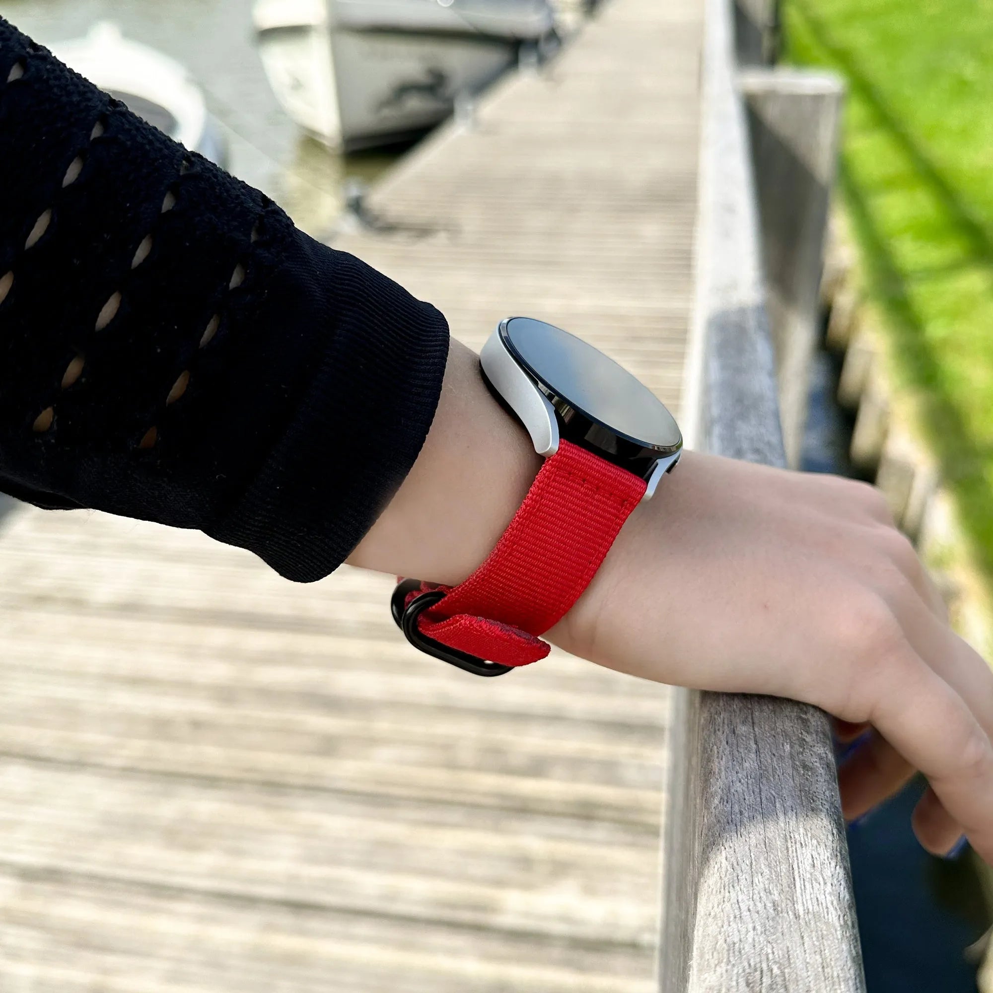 Coros Apex 2 Pro Nylon Buckle Strap (Red)