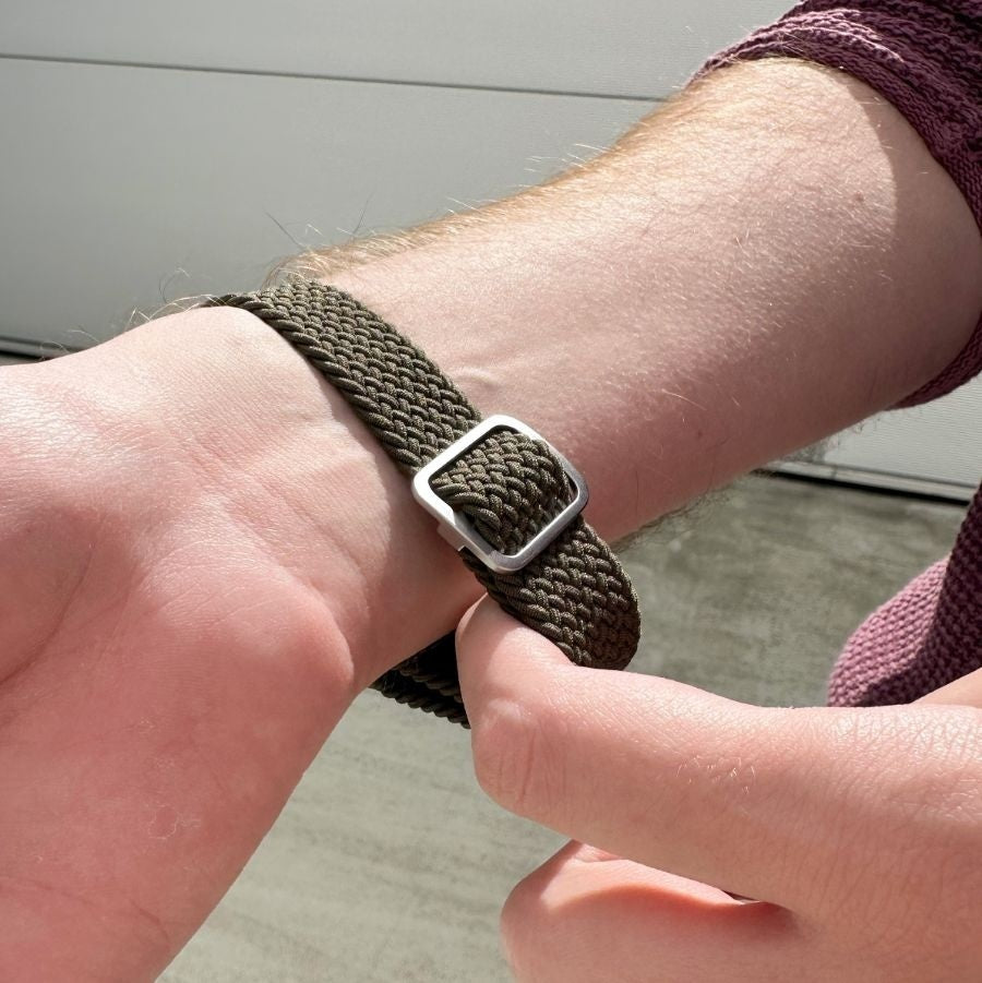 Amazfit Bip 6 Adjustable Woven Strap (Green)