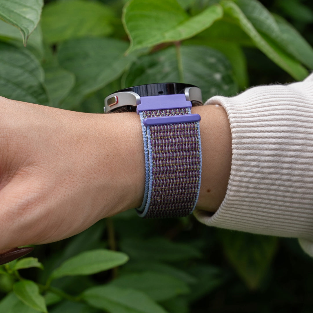 Correa nylon Xiaomi Watch S3 (lila)