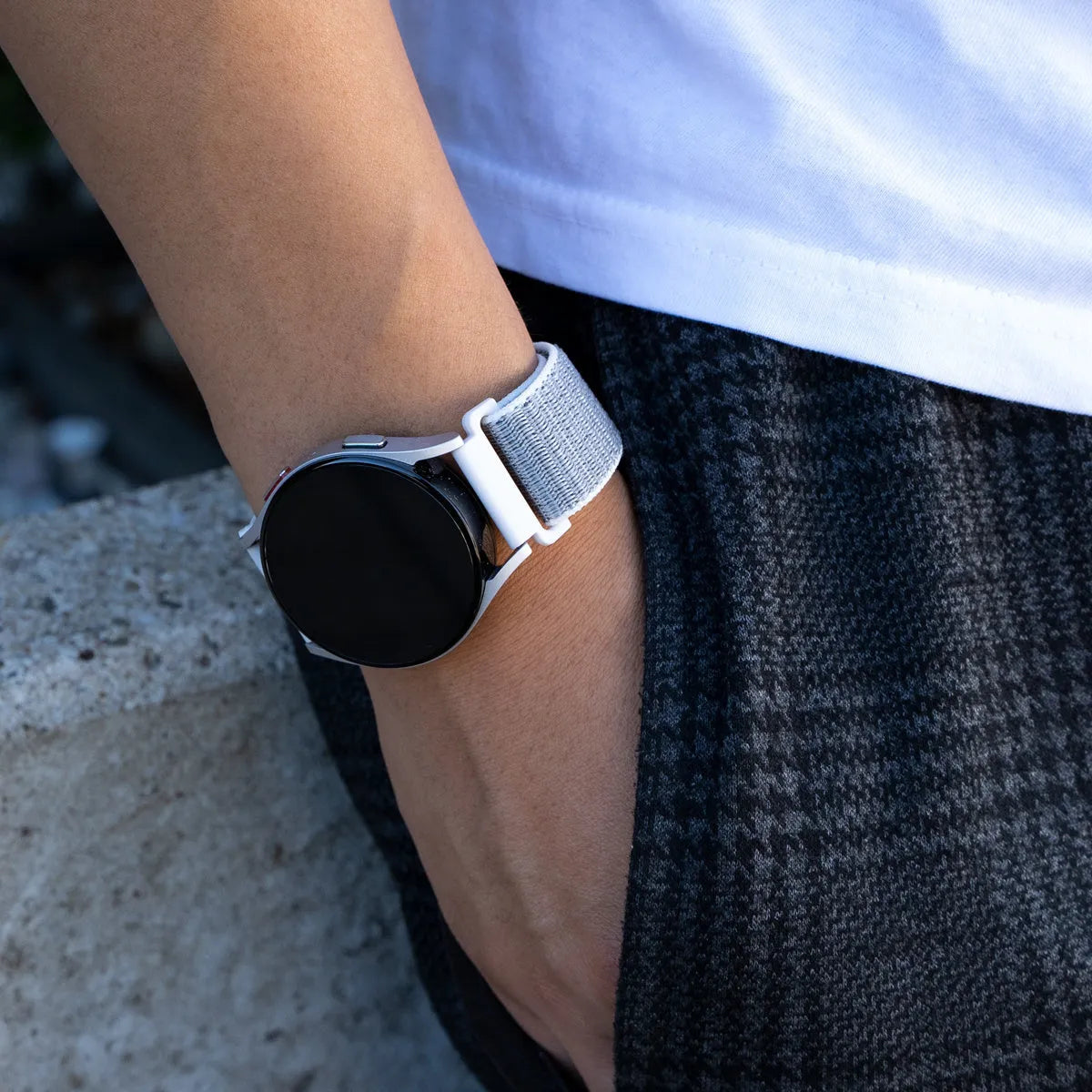 Amazfit GTS 4 Nylon Strap (Seashell)