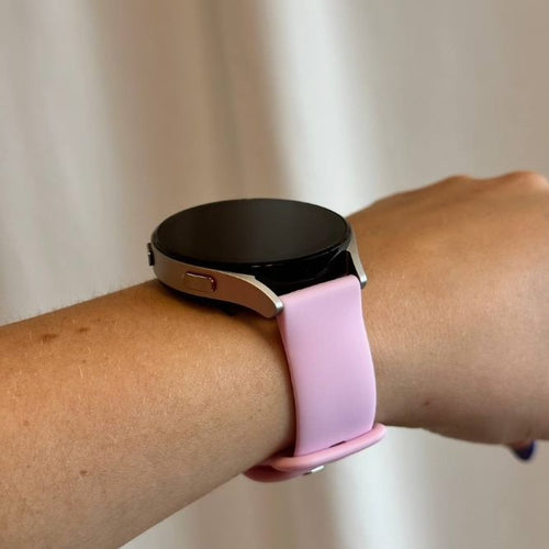 xoxo Wildhearts Samsung Galaxy Watch Active Silicone Strap (Bright Pink)