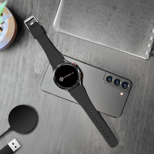 Amazfit GTR 4 Twill Silicone Strap (Black)