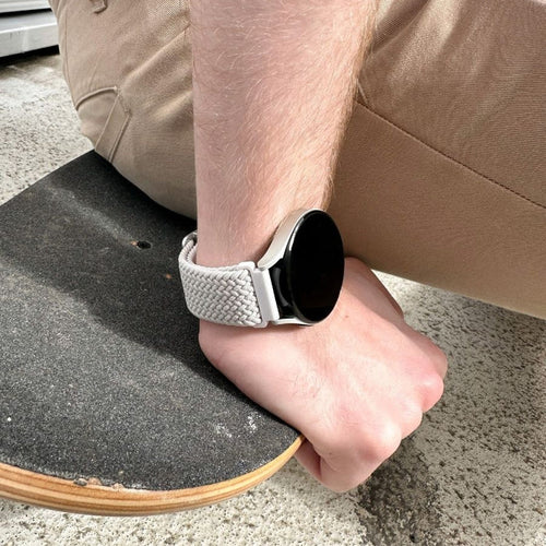 Bracelet tressé réglable Withings ScanWatch 2 - 42mm (blanc)