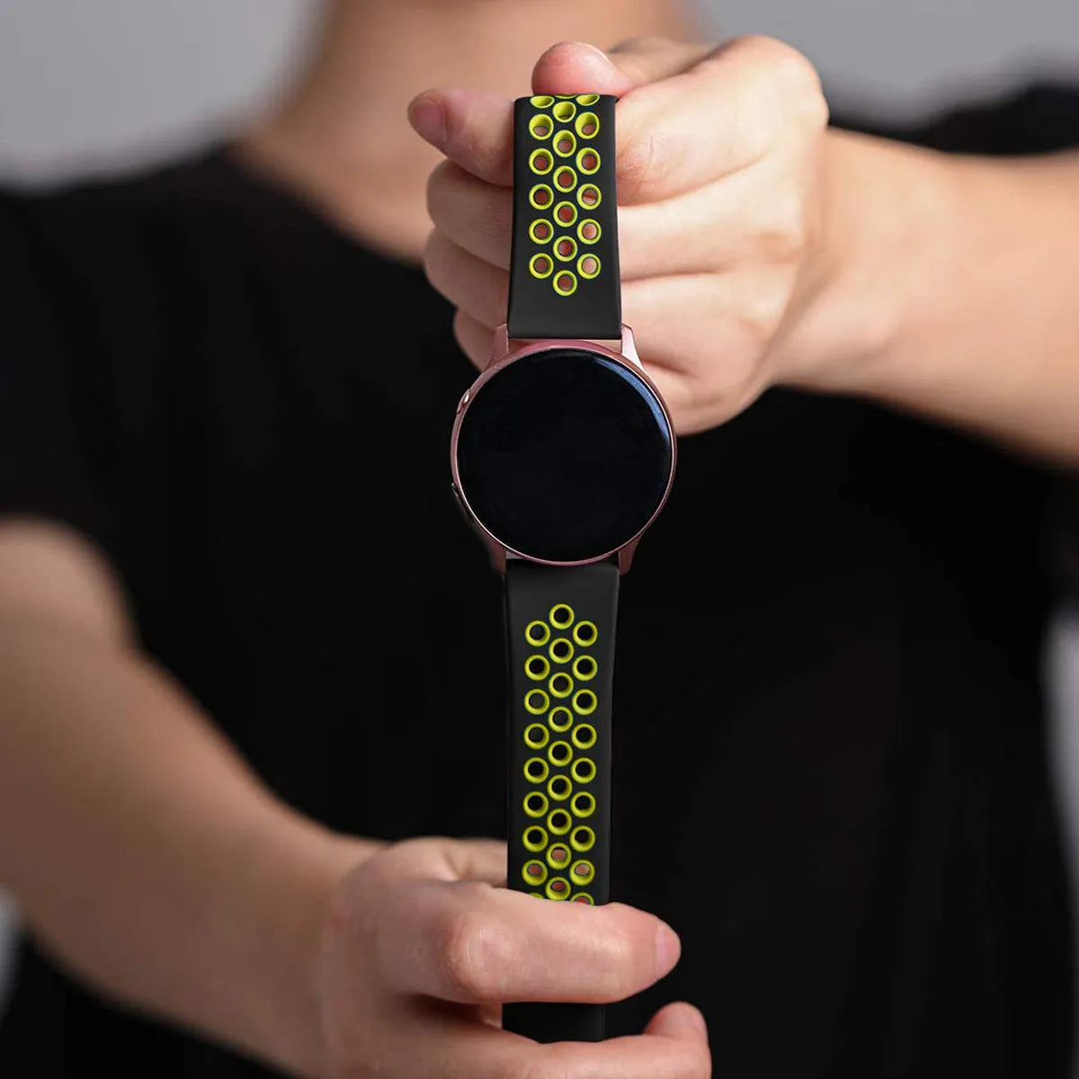 Bracelet sport Oppo Watch X3 (noir/jaune)