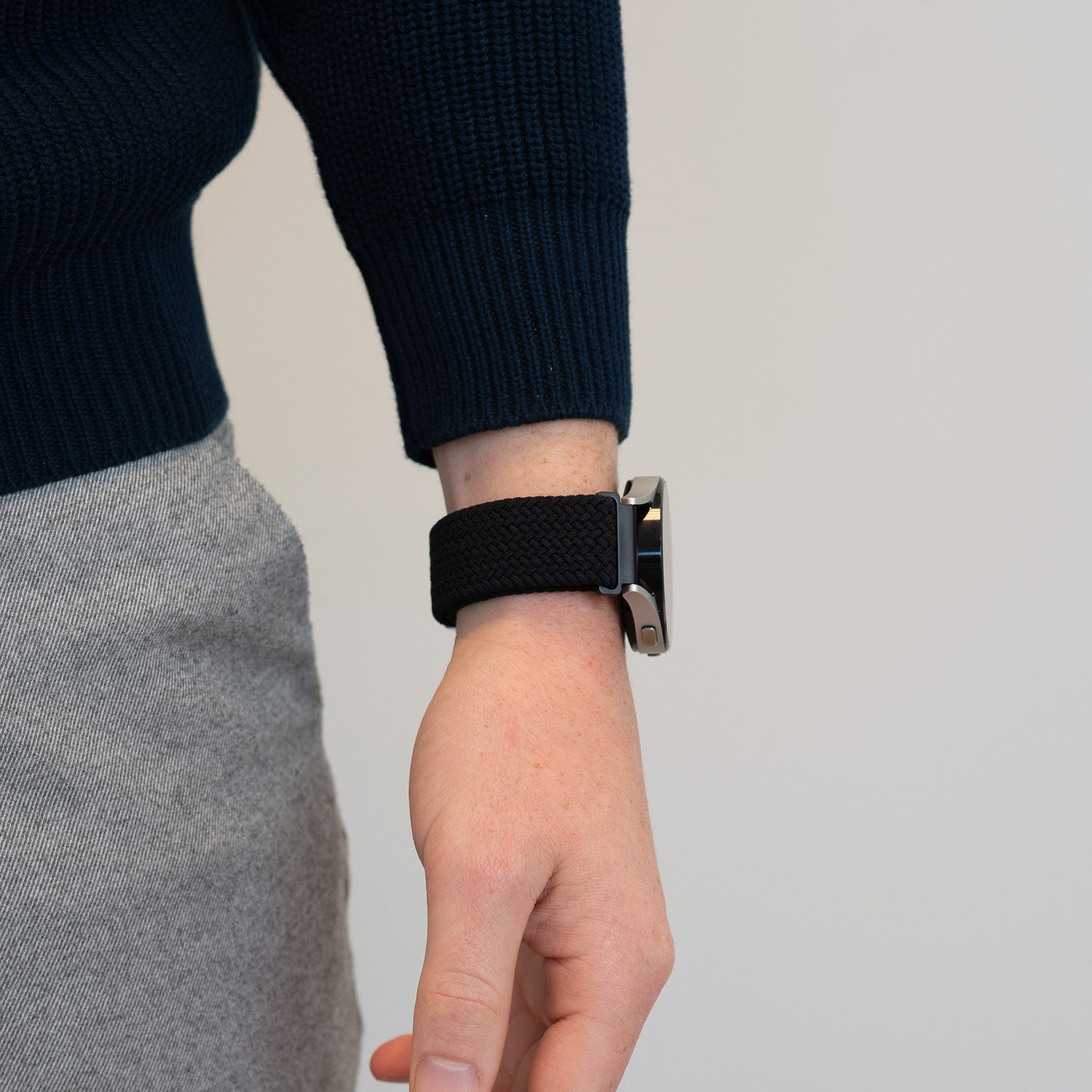 Bandz Garmin Venu Woven Nylon Strap (Black)
