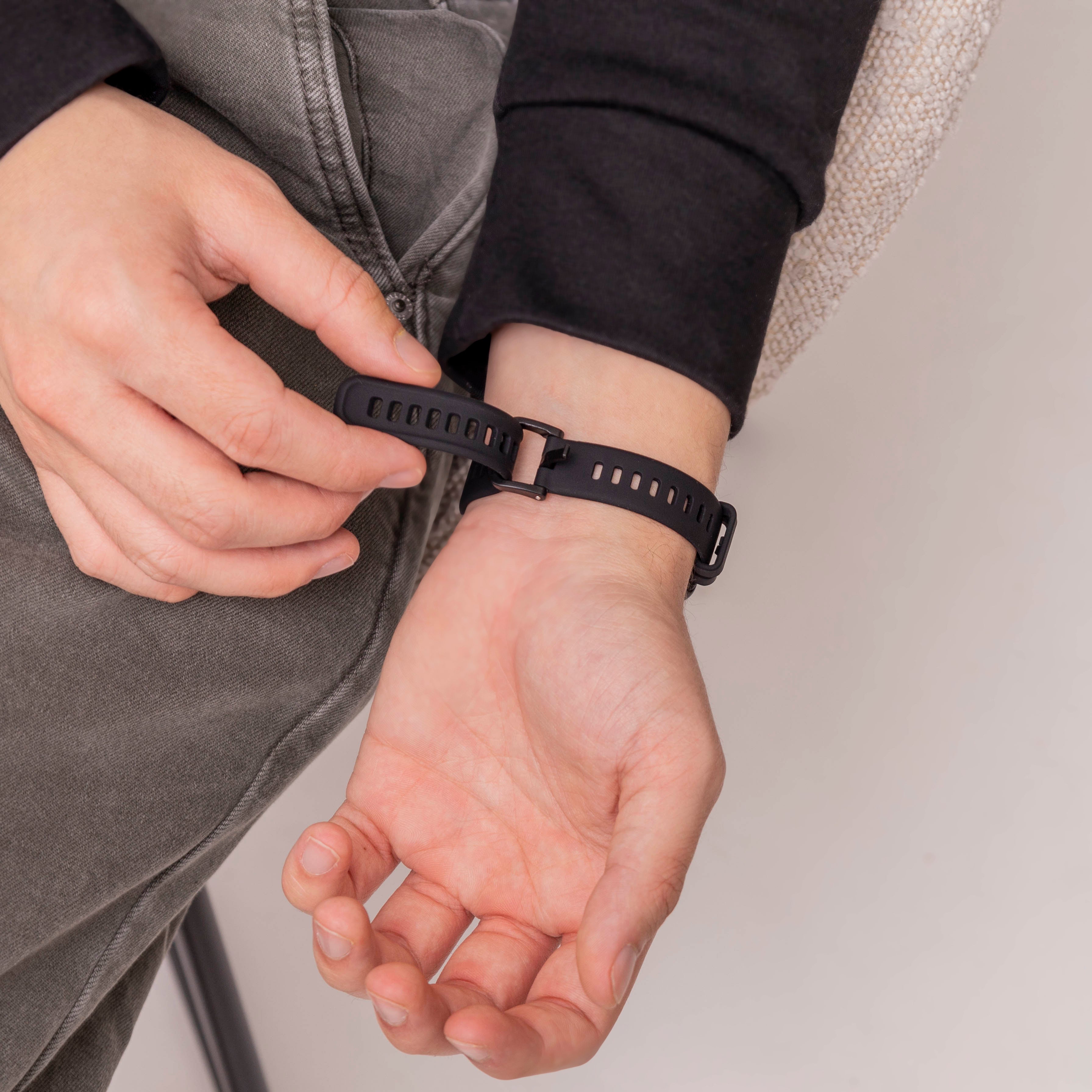 Huawei Band 8 Classic Silikonarmband (Schwarz)