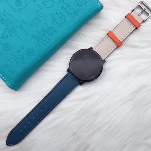 CMF Watch Pro 2 Leather Duo Strap (White/Dark Blue)