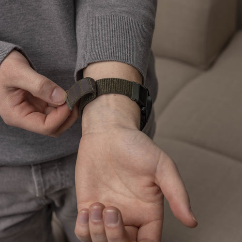 Bracelet nylon Garmin Tactix 8 - 51mm (vert armée)