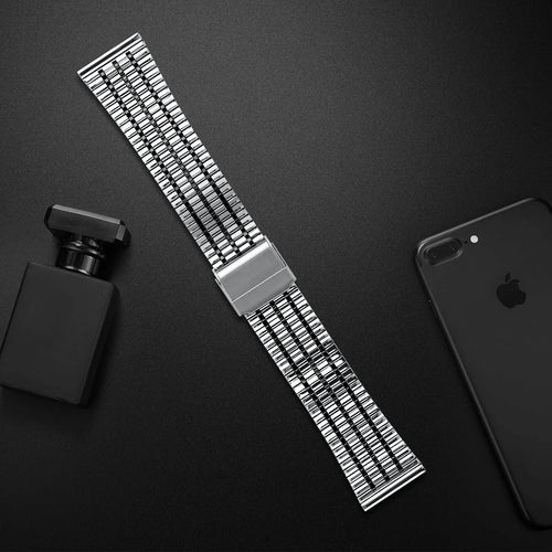 Fine Steel Strap, silver/black, lifestyle photo