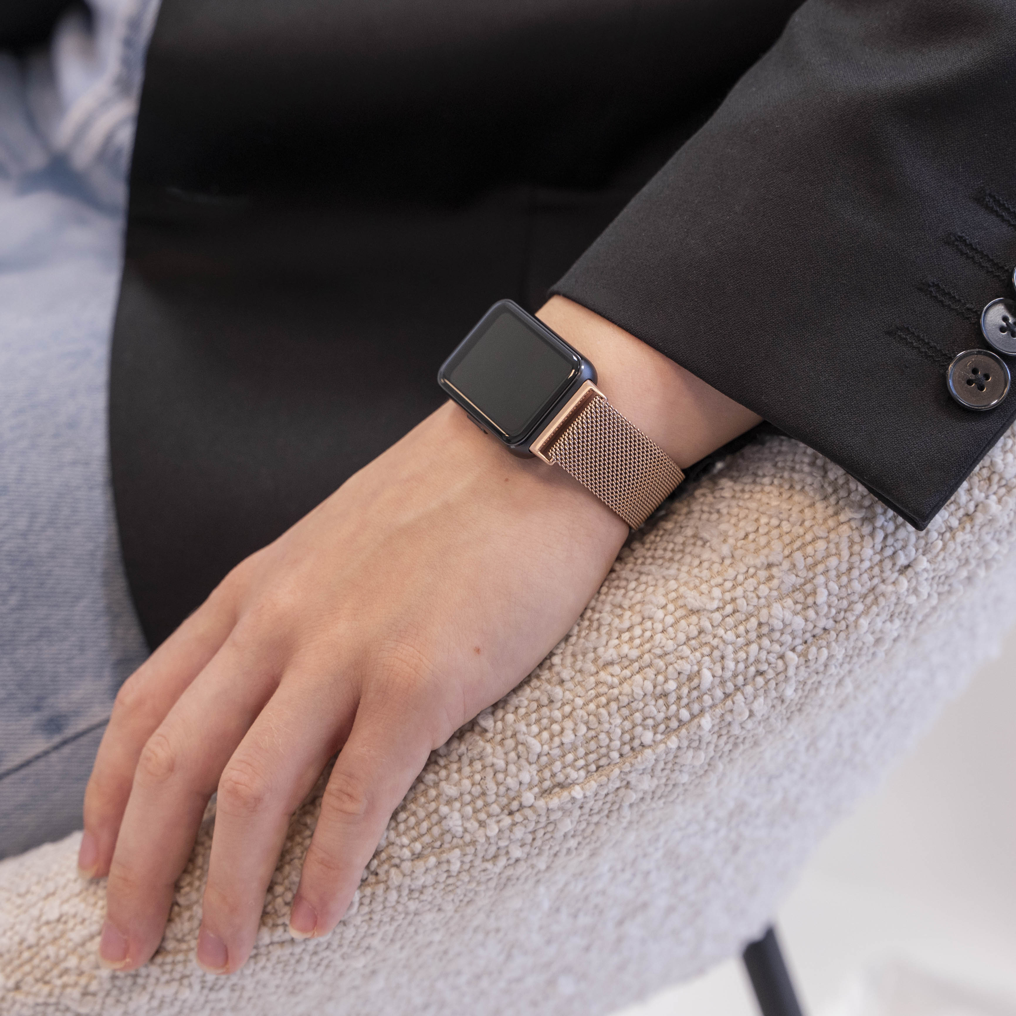 Samsung Galaxy Fit 3 Milanese Armband (Roségold)