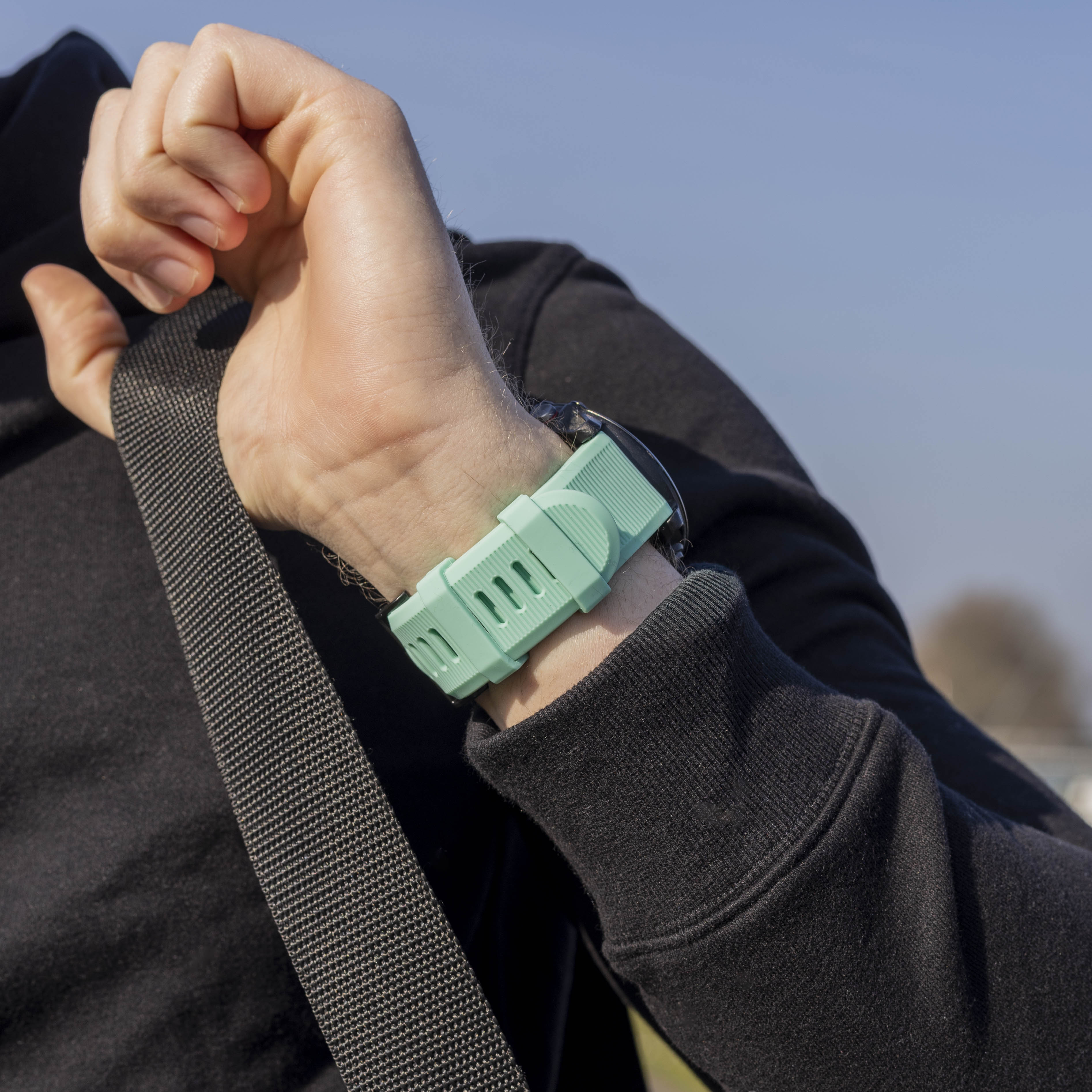 Garmin Fenix 7x Silikonarmband (Aqua)