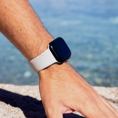 Apple Watch Silikonarmband (Grau)